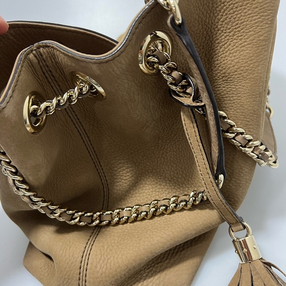 Gucci Soho Chain Logo Tote Bag Brown - Picture 8 of 10